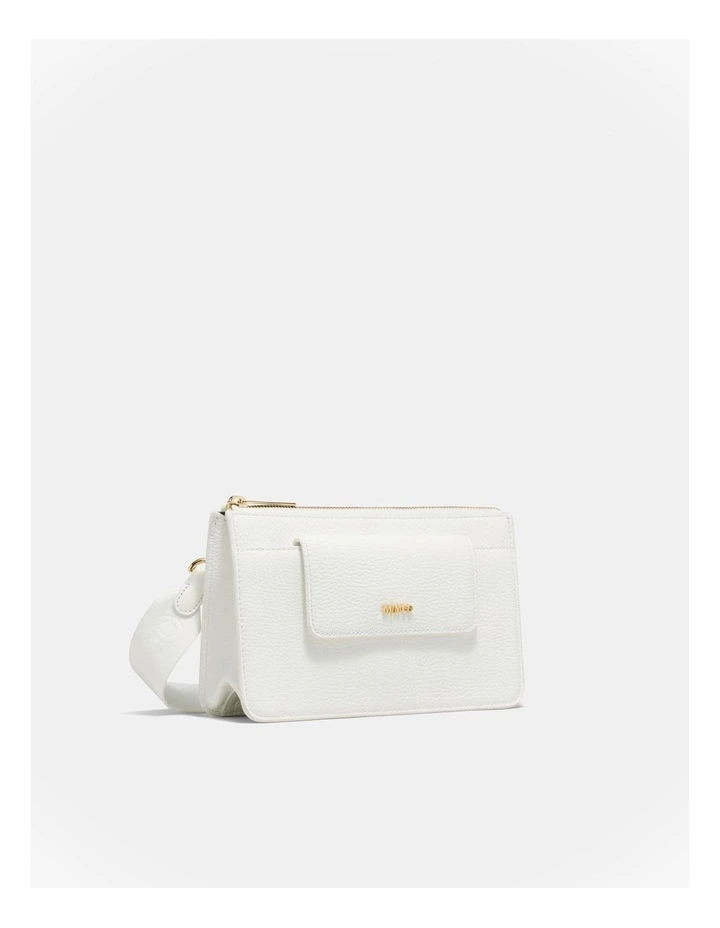 Preston Crossbody Bag in White image 3