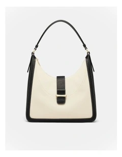 Chelsea Small Hobo Bag in Natural Black