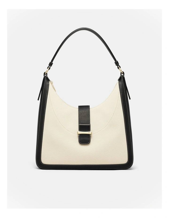 Chelsea Small Hobo Bag in Natural Black image 1