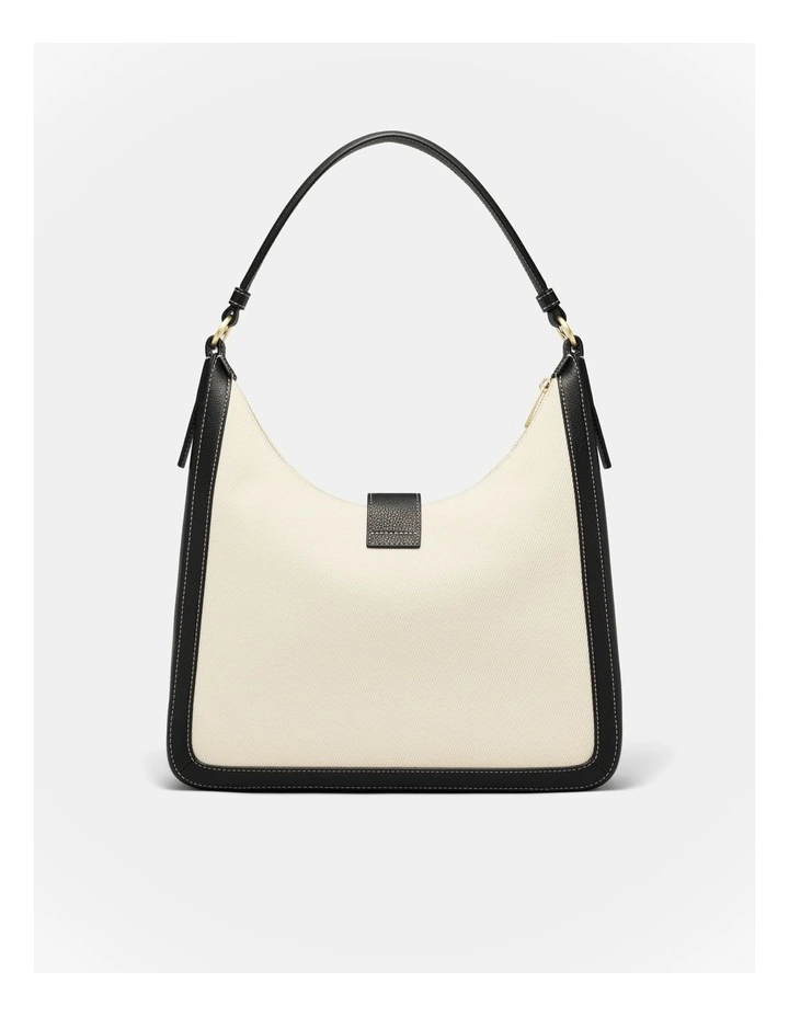 Chelsea Small Hobo Bag in Natural Black image 6