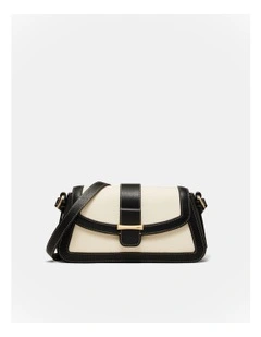 Chelsea Crossbody Bag in Natural Black