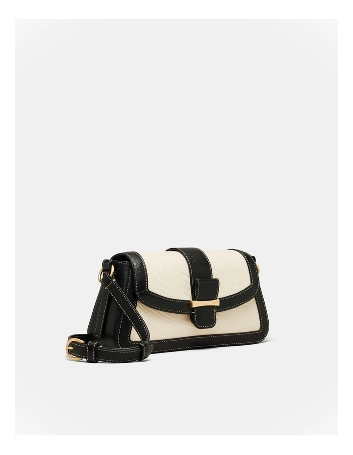 Chelsea Crossbody Bag in Natural Black image 3