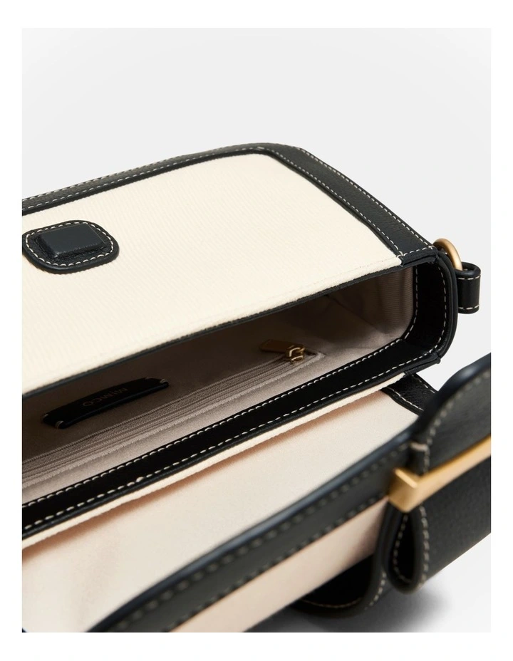 Chelsea Crossbody Bag in Natural Black image 6