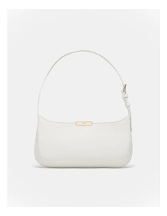 Cove Slim Shoulder Bag in White