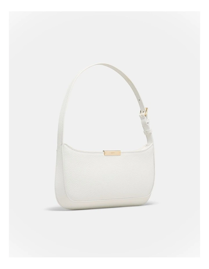 Cove Slim Shoulder Bag in White image 3