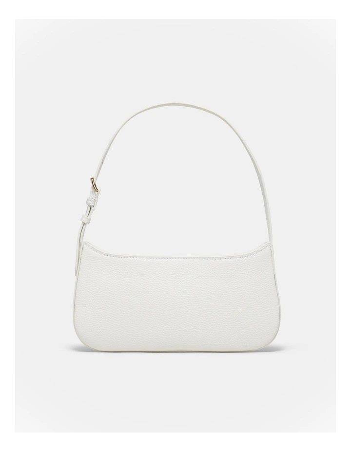 Cove Slim Shoulder Bag in White image 4