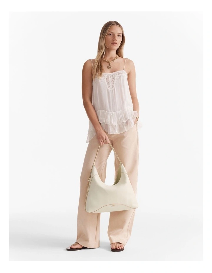 Heirloom Hobo Bag in Vanilla image 4