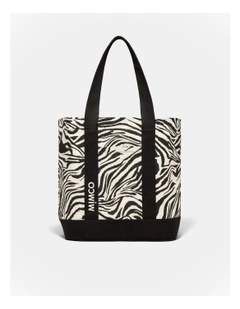 Concert Tote Bag in Zebra Print