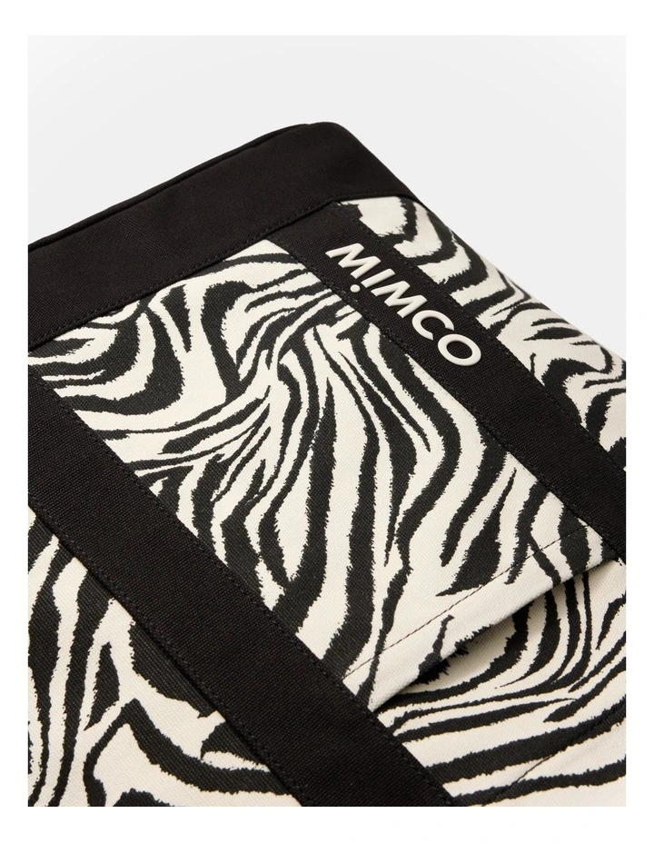 Concert Tote Bag in Zebra Print image 5