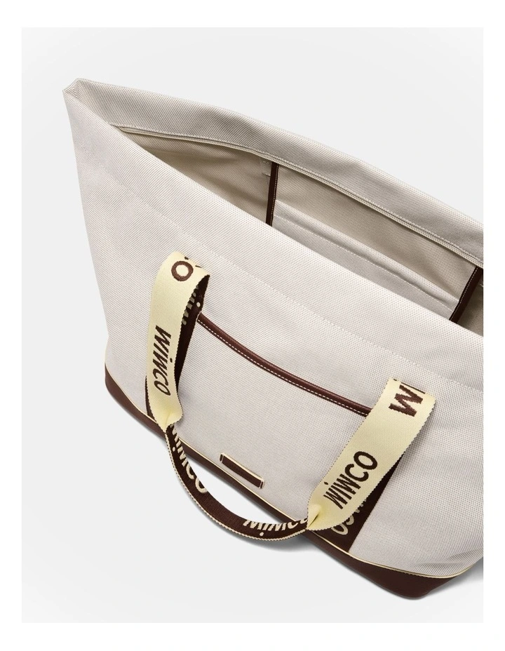 Mim Tote Bag in Natural image 7