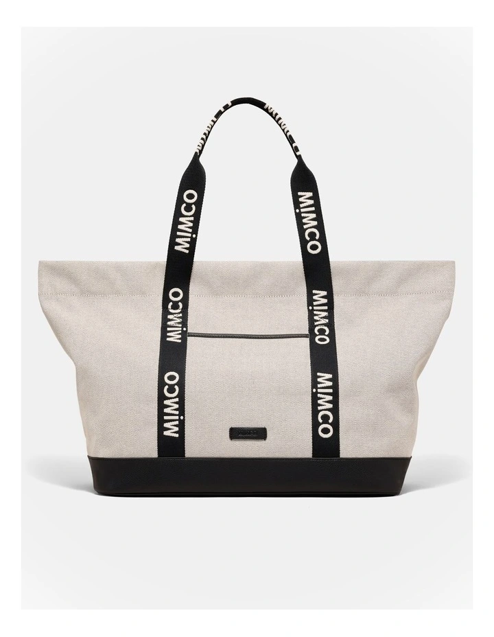 Mim Tote Bag in Black White image 1