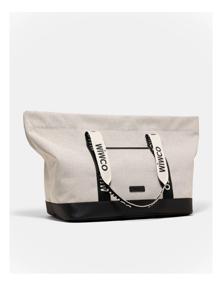 Mim Tote Bag in Black White image 3