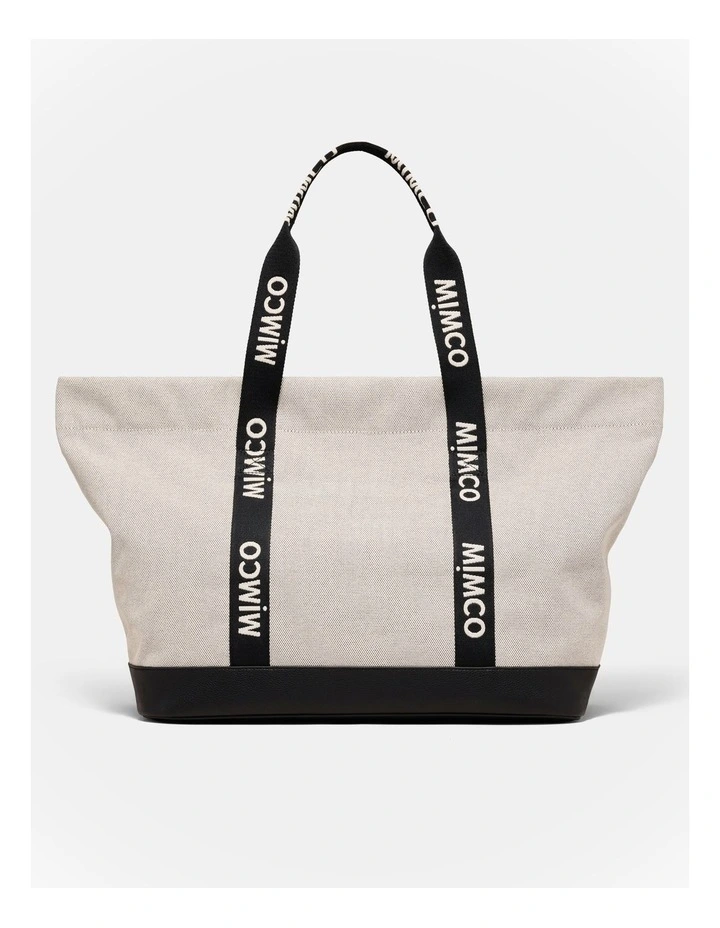 Mim Tote Bag in Black White image 4