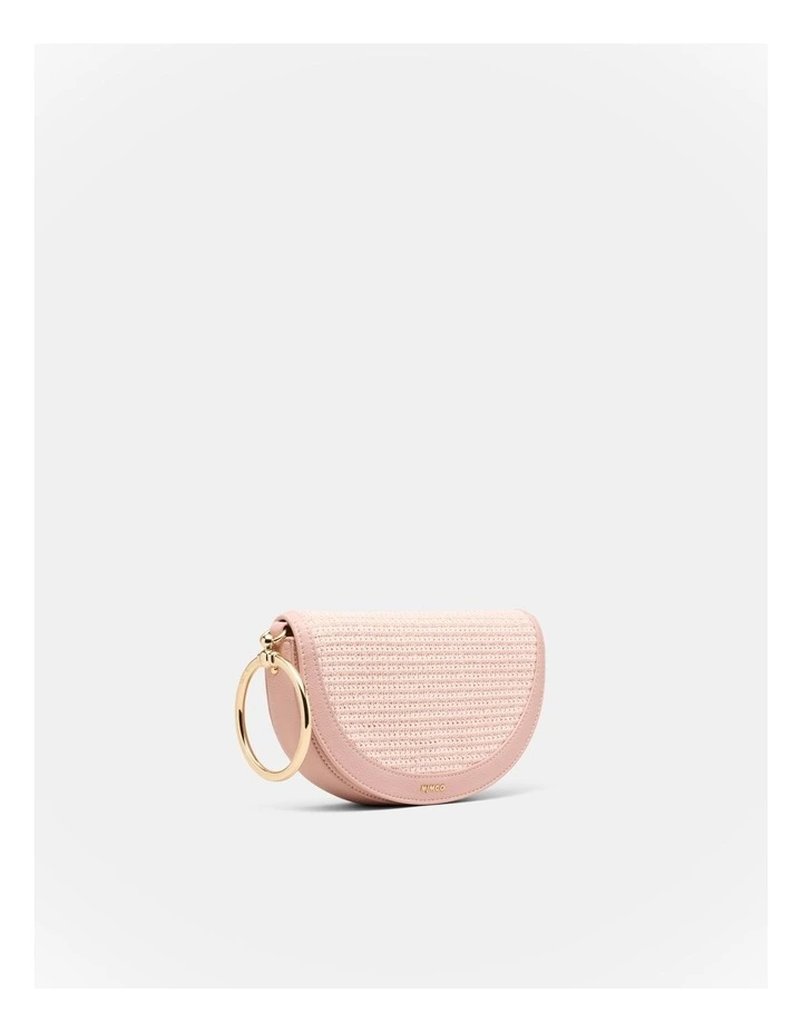 Elysia Ring Clutch Bag in Petal image 4