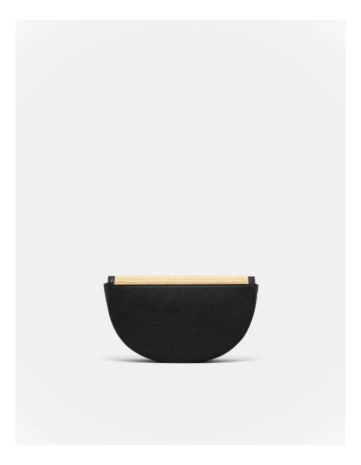 Elysia Ring Clutch Bag in Black image 4