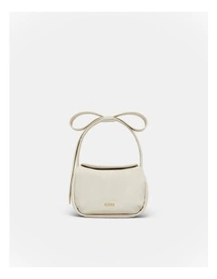 The Bow Micro Grab Bag in Alabaster