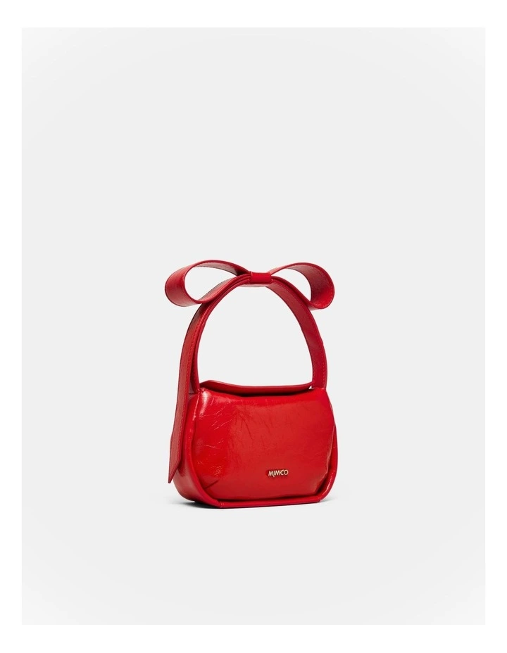 The Bow Micro Grab Bag in Red image 4
