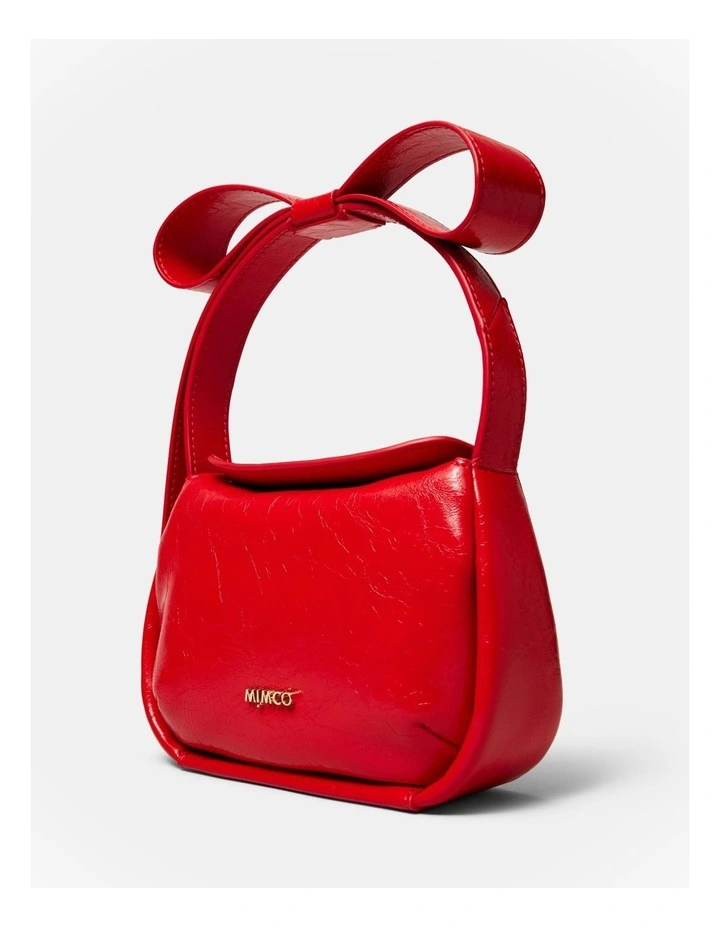 The Bow Micro Grab Bag in Red image 6