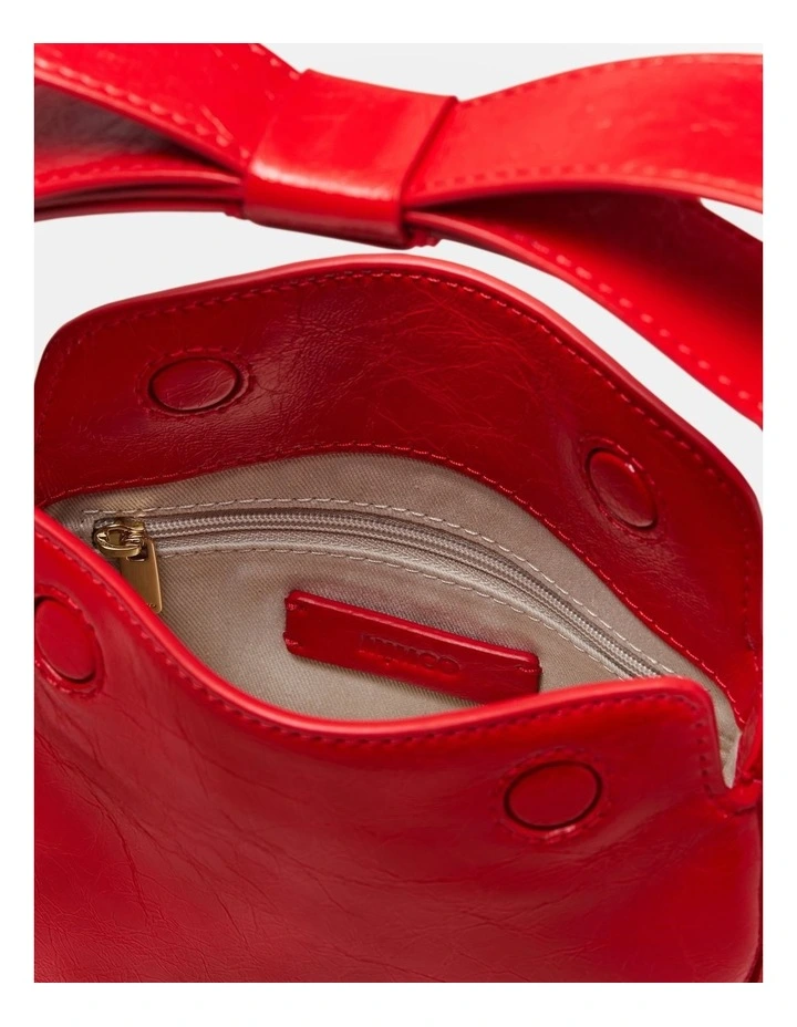The Bow Micro Grab Bag in Red image 7