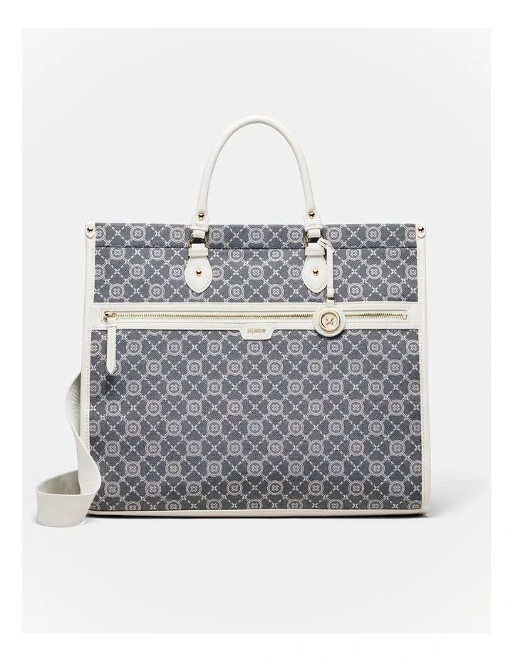 Gram Tote Bag in Denim image 1