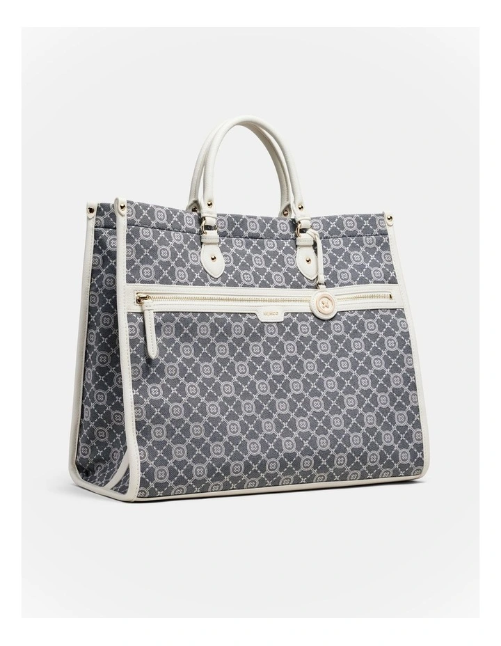 Gram Tote Bag in Denim image 3