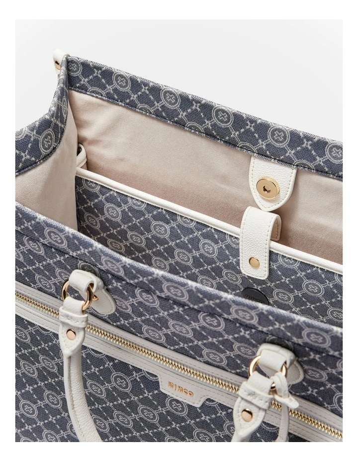 Gram Tote Bag in Denim image 7