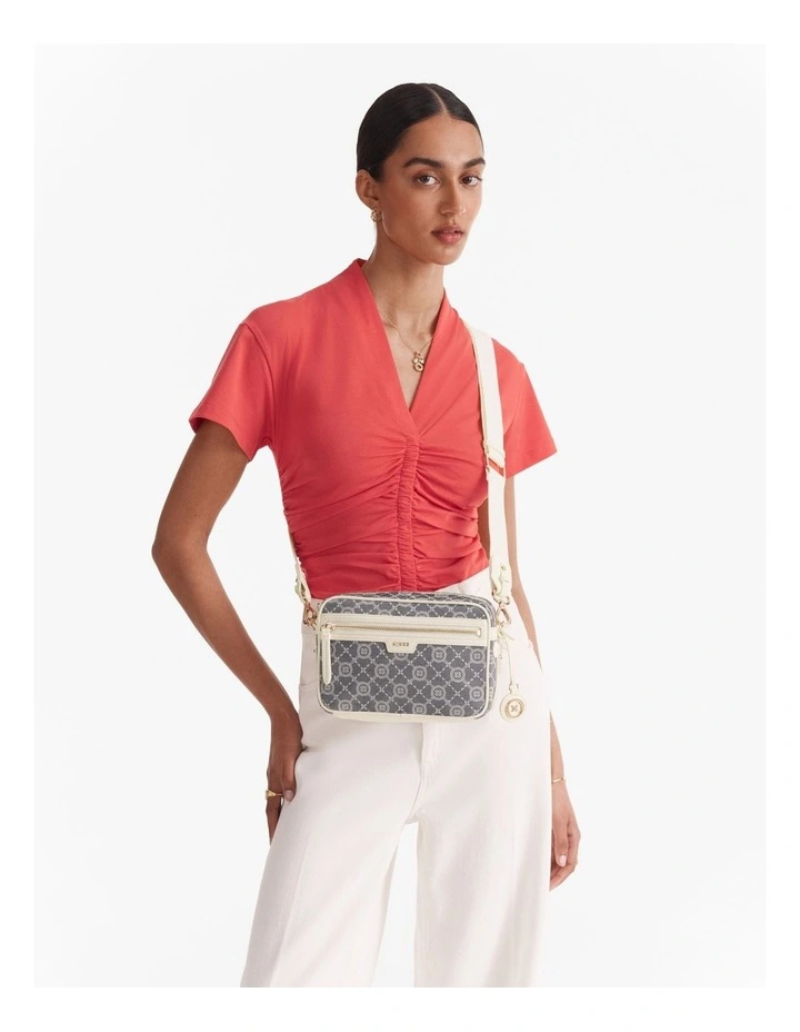 Gram Crossbody Bag in Denim image 2