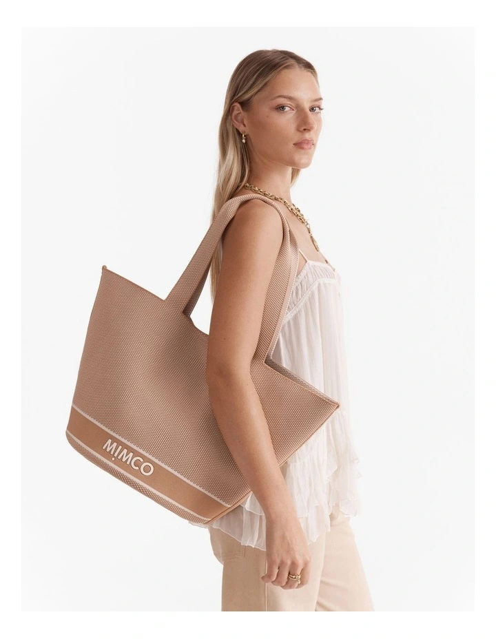 Blondie Basket Tote Bag in Fawn image 2