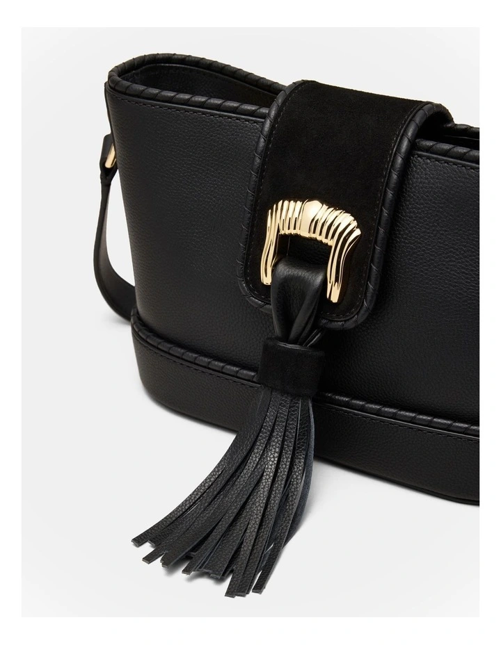 Cedar Crossbody Bag in Black image 5