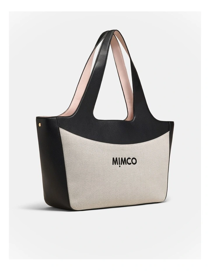 Ember Tote Bag in Natural Black image 3