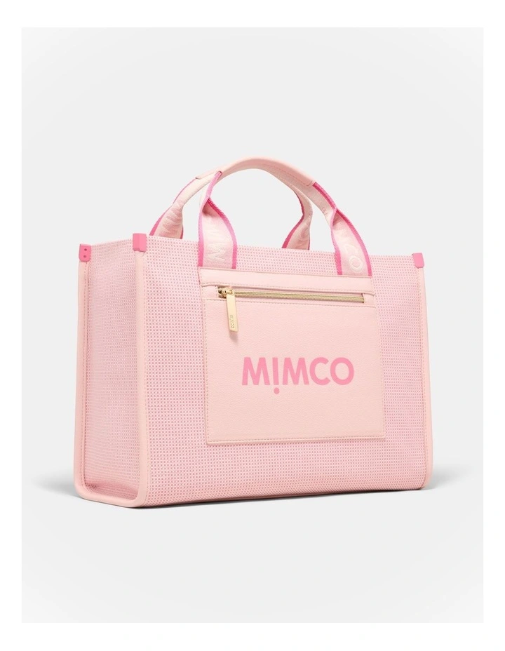 Patch Tote Bag in Petal image 3