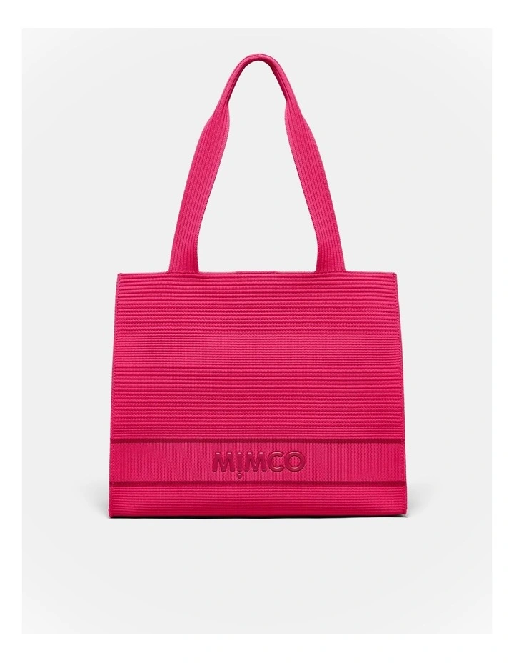 Blondie Boxy Tote Bag in Flamingo image 1