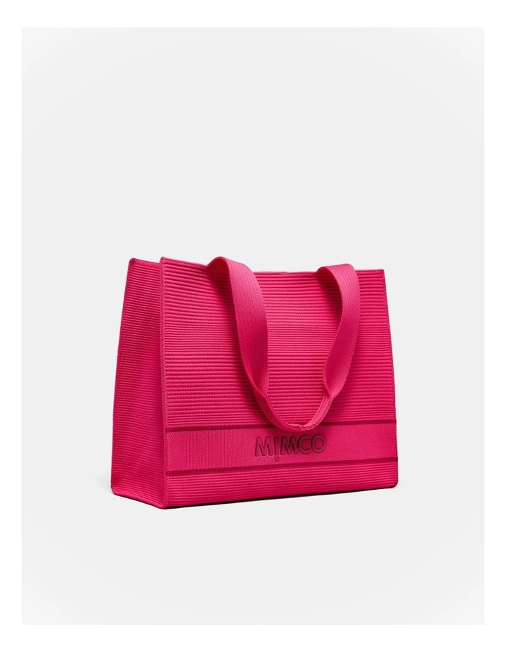 Blondie Boxy Tote Bag in Flamingo image 3