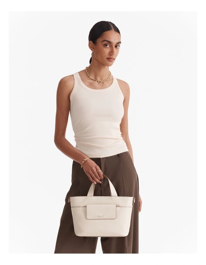 Preston Mini Tote Bag in Linen image 2