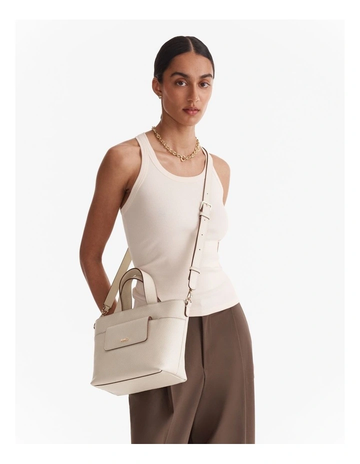 Preston Mini Tote Bag in Linen image 7