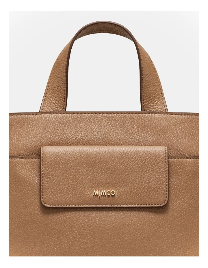 Preston Mini Tote Bag in Caramel image 5