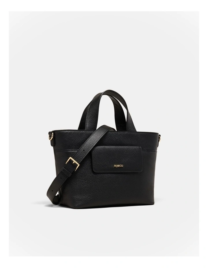 Preston Mini Tote Bag in Black image 3