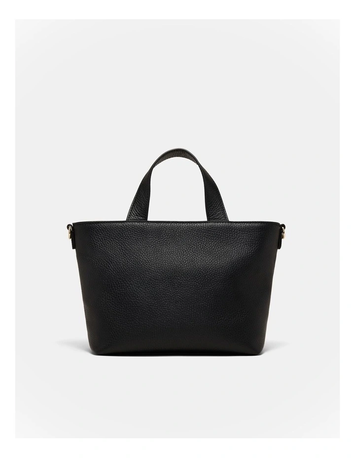 Preston Mini Tote Bag in Black image 4