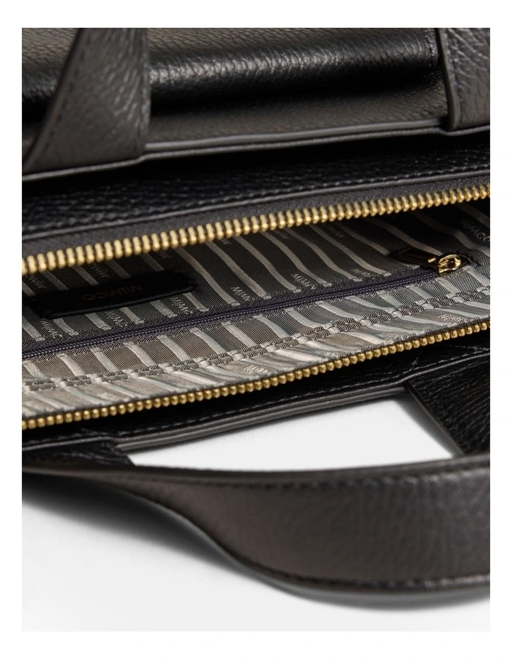 Preston Mini Tote Bag in Black image 6