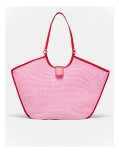 Hera Knit Tote Bag in Pink Sorbet