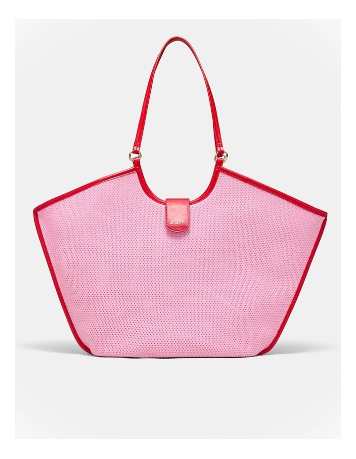 Hera Knit Tote Bag in Pink Sorbet image 1