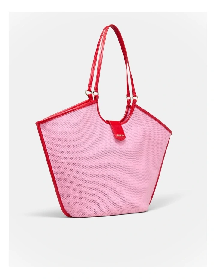 Hera Knit Tote Bag in Pink Sorbet image 3