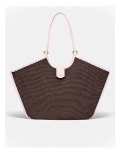 Hera Knit Tote Bag in Mahogany