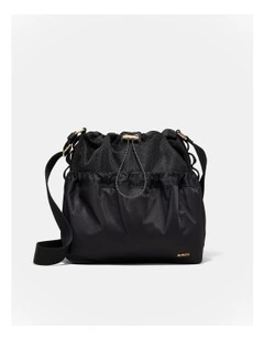Cady Bucket Crossbody Bag in Black