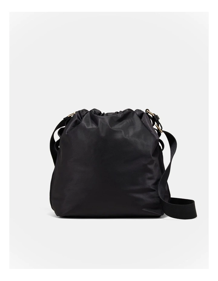 Cady Bucket Crossbody Bag in Black image 4
