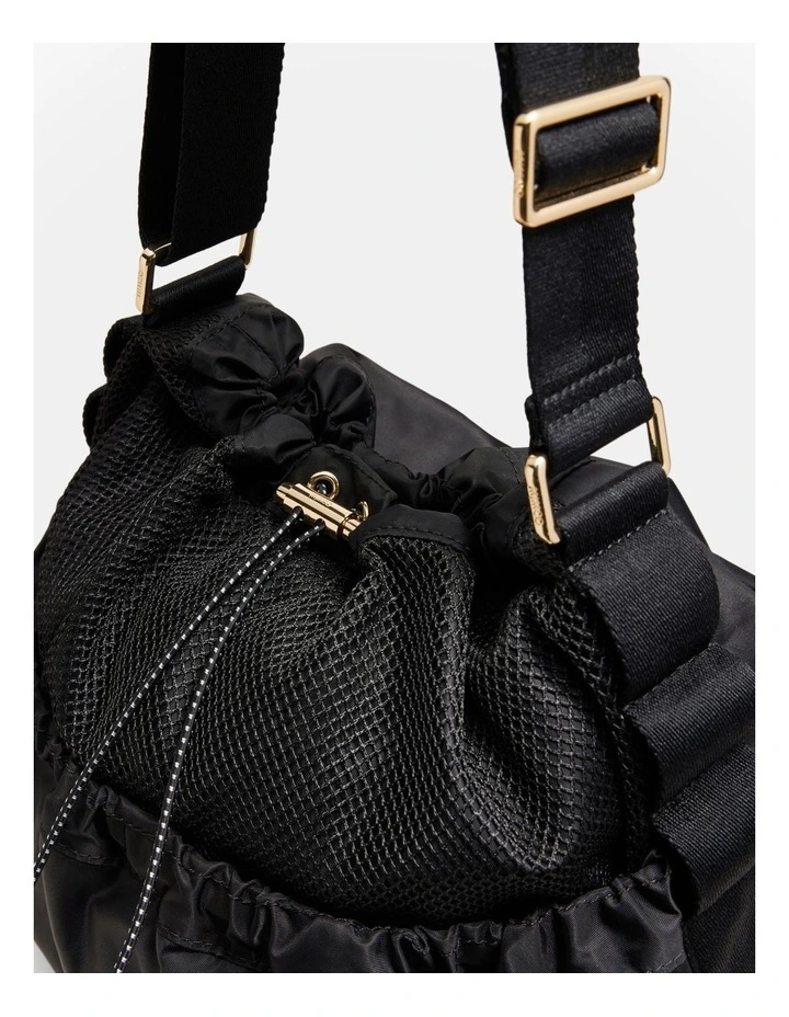 Cady Bucket Crossbody Bag in Black image 5