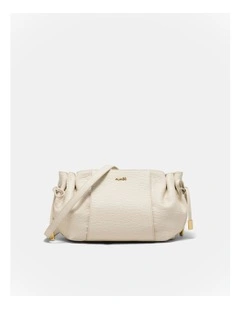 Fleur Tie Crossbody Bag in Vanilla