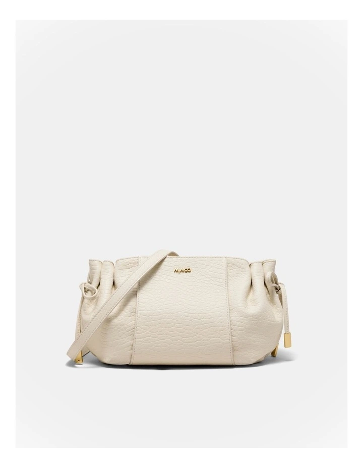 Fleur Tie Crossbody Bag in Vanilla image 1