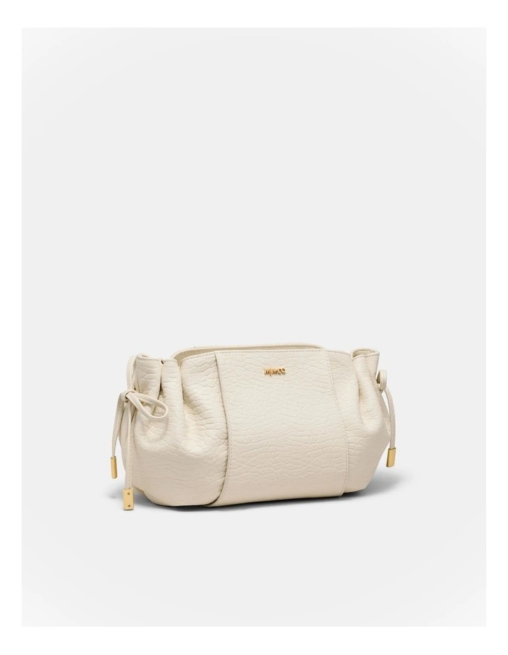 Fleur Tie Crossbody Bag in Vanilla image 3