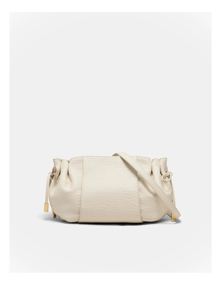 Fleur Tie Crossbody Bag in Vanilla image 5